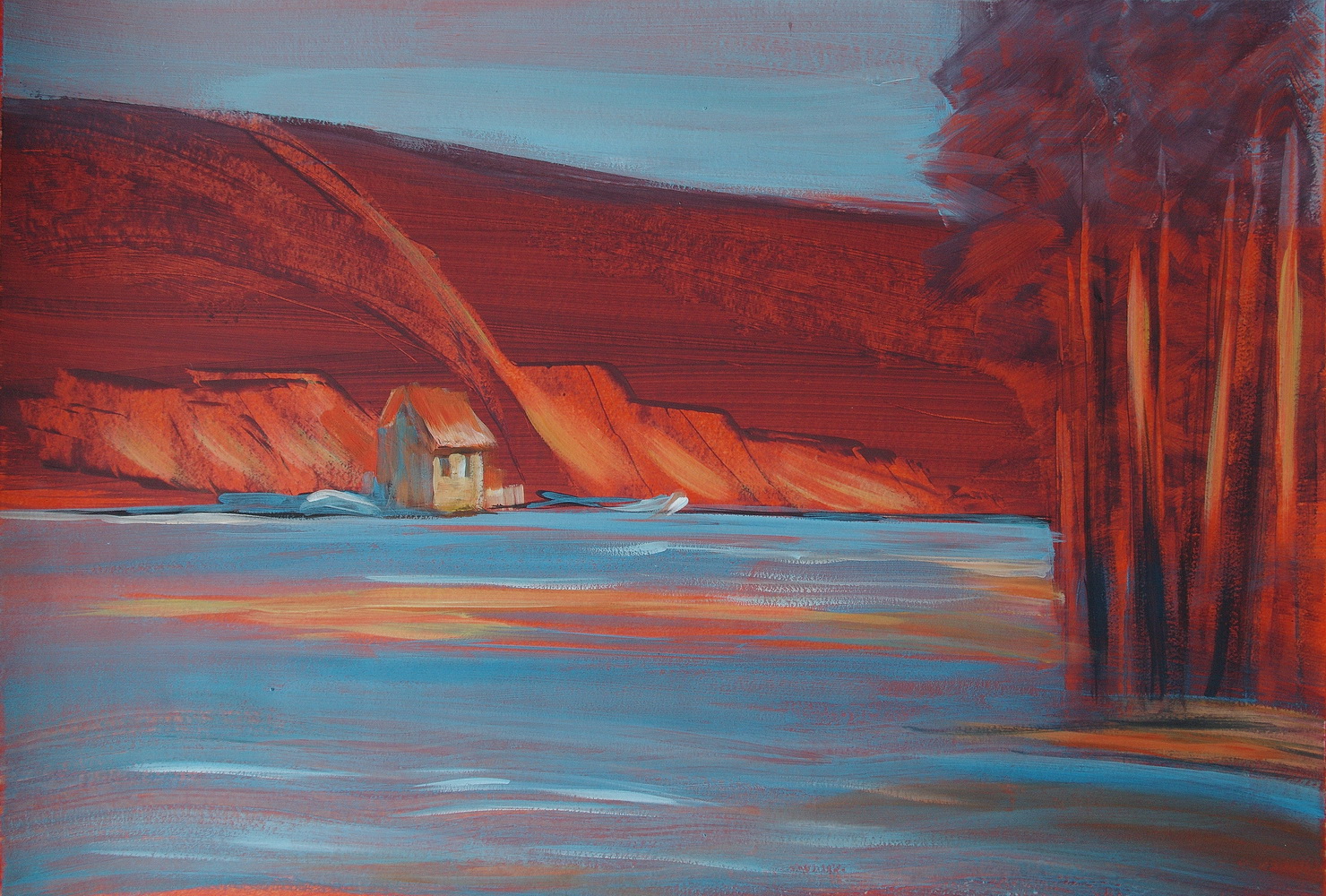 синие воды - пленэр 2019